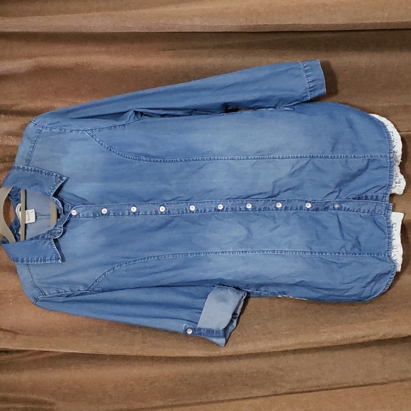 American Rag Tops - Denim top L-American Rag